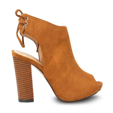 chase and chloe ankle bootie|Chase & Chloe EC79 Women's Lace up High Block Heel Ankle .